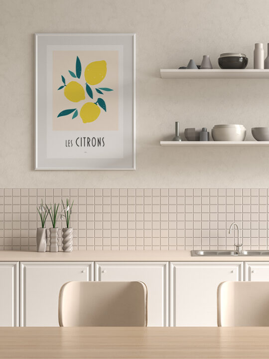 Calm Design - Les Citrons - Plakat