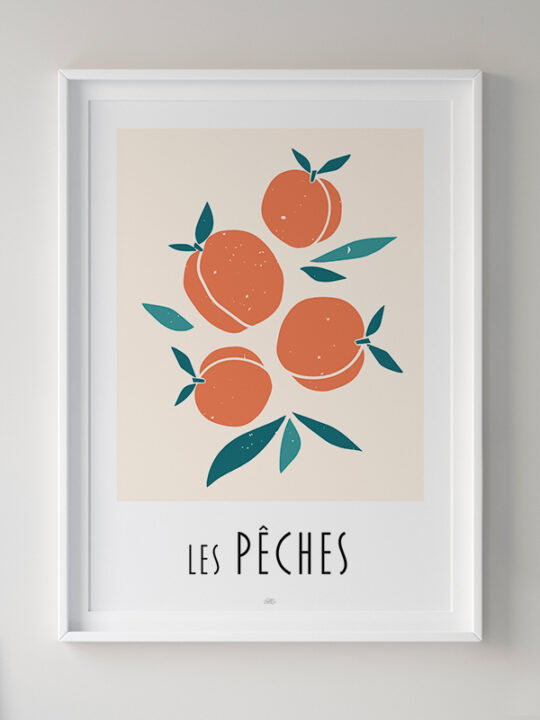 Calm Design - Les Peches - Plakat