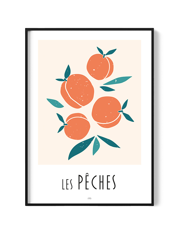 Calm Design - Les Peches - Plakat -